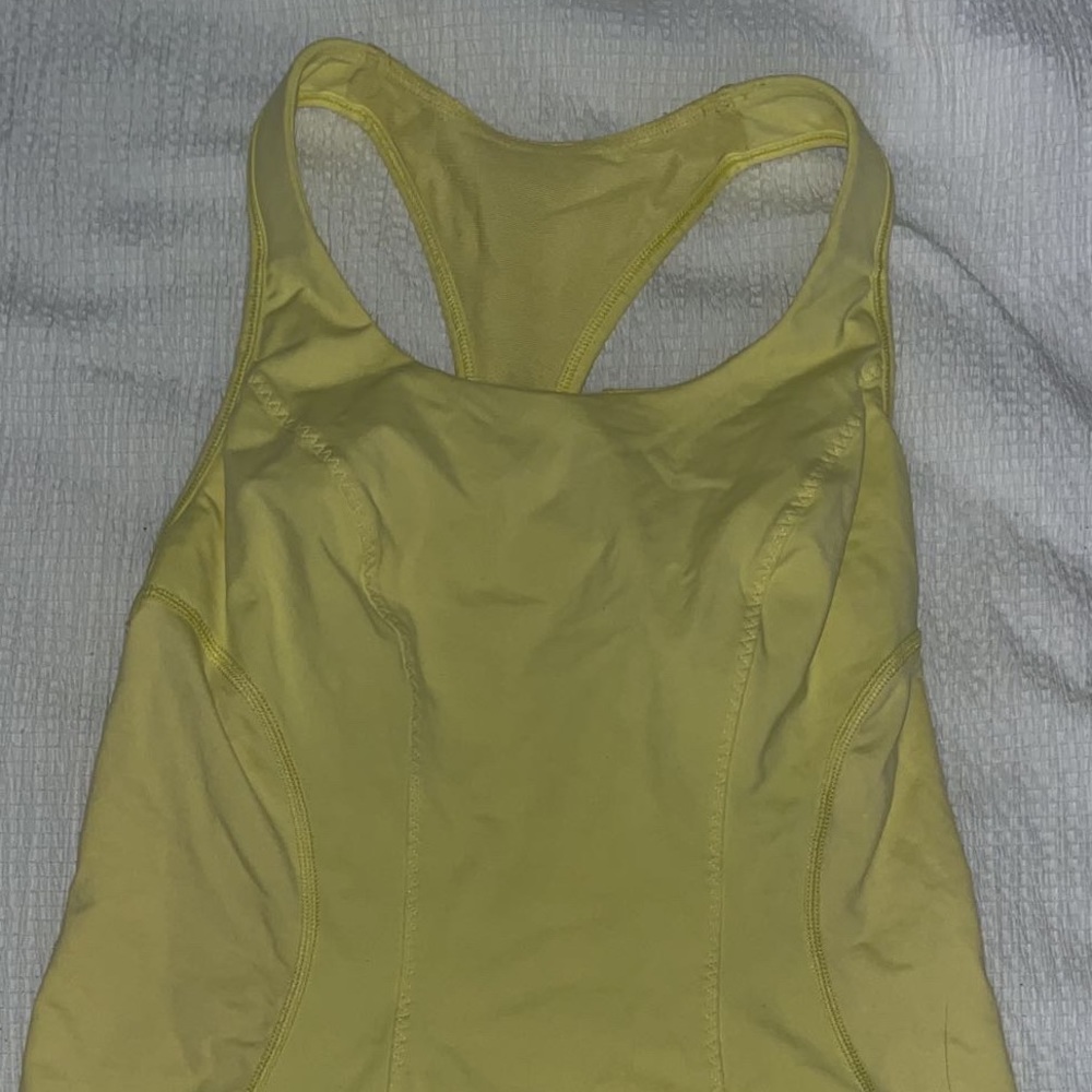 Lululemon hip-length yoga tank top